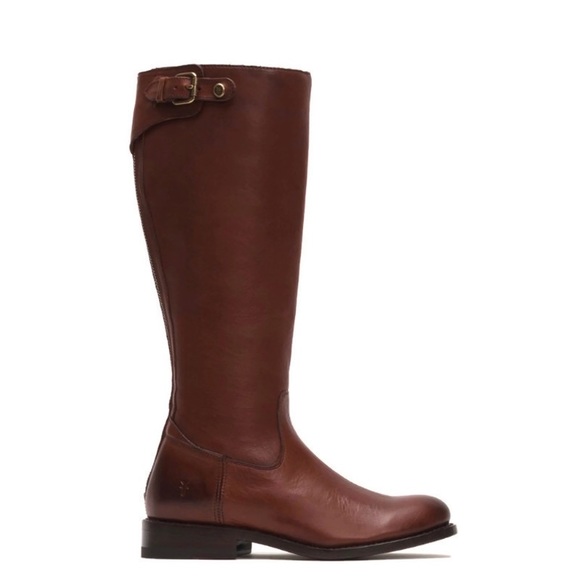 New Frye Jayden Back-Zip Buckle Boots Sz